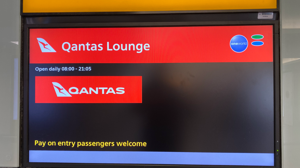 Pay-in access at Qantas' London Heathrow lounge is understood to be a trial offering.